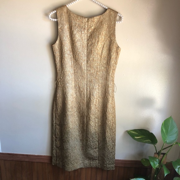 Together Dresses & Skirts - Together | Gold Mid-Length Sleeveless Dress 6